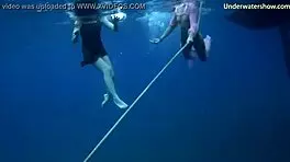 Hot Girls Bathing In Tenerife Sea!