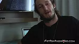 in a tale of domination, liza rowe, the decadent teen, hungrily sucks on a massive cock while bound in hardcore bondage