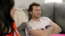 hey, strip football turns steamy with teen stepsister whitney wright