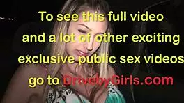 Cute Kitty Jane Undresses in Car for Public Orgy Fucking and Oral