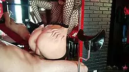 Man And Babe Pose Intimately In Stockings