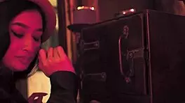 when the robber sneaks into amaris bedroom, she thinks its her partner and invites passionate sex