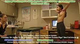 医生坦帕检查少女Aria Nicole的妇科