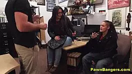 Slut Caught Stealing SUCKS & FUCKS Shop Owner Hard