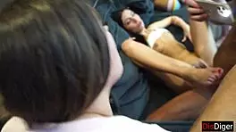 Home sex orgy with trans and men for friends birthday