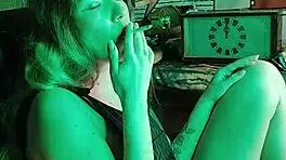 Why Does Sexy Stepsister Smoke Cigarettes in Such a Teasing Way?