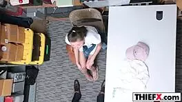 Carolina Sweets Ready to Pay Burglar with Ass