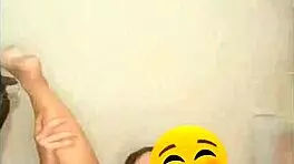 young bride moans on hairy boyfriend's cock