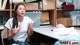 Carolina Sweets Ready to Pay Burglar with Ass