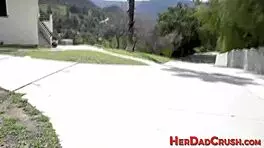 Stepdaughter Sucks Cock Then Gets Fucked Hard!