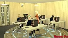 i can’t believe madara, the boss, keeps banging his employee’s tight ass at work, filling her up every single time in this wild anime scene.