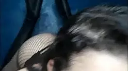 feeling intense pleasure in homemade teen blowjob and anal session