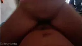 Riding Big Black Cock With Tight Pussy