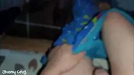 Mature milf rides big black cock in doggystyle creampie