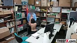 teen thief in garage