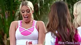 Hot Petite Teenager Scissors