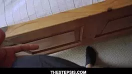 maya bijou, latina brunette teen with natural tits, rides step brother cowgirl pov on bed