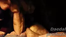 POV Blowjob in a Car with a Goth Teen 18+