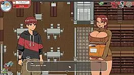 Nerdy Girl Gives Public Handjob In Library