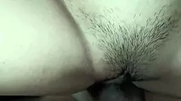 Gema's boyfriend fills her pussy doggy style with a creampie!