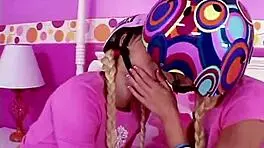 Little Laney and her lesbian friend Lil Lexy explore each other's pussies with fingering and sucking.