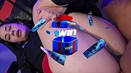 Slutty Stepsister Sucks Stepbrother's Dick And Fucks Him!