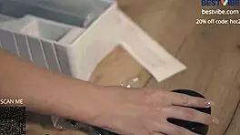 masturbating to boyfriend with new male masturbator