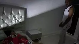 Hands lift my pussy and cock fills my mouth, stepdad fucks me caramel skin