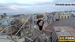 Russian stepsister bends over for doggystyle sex and sucking in fantasy