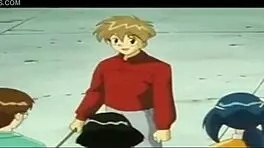 Watch this young hentai mom get her pussy creampied