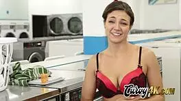 Big butt teen relaxes with monster cock penetrating her tight cunt