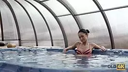 Old Man Spends Wonderful Time With Angie Moon!