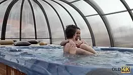 Old Man Spends Wonderful Time With Angie Moon!