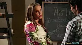 Art Lover Takes A Lover In The Studio For Taboo Fantasy