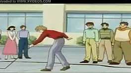 Watch this young hentai mom get her pussy creampied