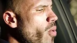 Real Hitchhiking Teen Gets A Big Cock Cumshot In The Bath.