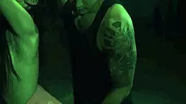 Bondage anal fisting gangbang guys do make passes at girls who wear glasses. Extreme bound teen 18+ group action with banging and assfucking.