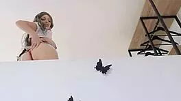 Sexy Busty Teen Fucked Doggystyle in Hotel After Class!