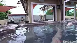 Hot Petite Step-Sister Emma Hix Fucked Hard In Hot Tub
