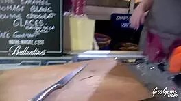 Young lusty European amateur lady Lily gets her first taste of black cock