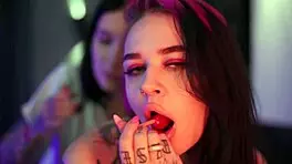 Iscream achieves dripping wet orgasm through intense masturbation