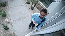 Hot Nanny Rides Boss's Cock When Webcam Catches Her Masturbating