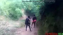 that teen ebony pornstar got fucked by bbw patricia on the roadside with people watching