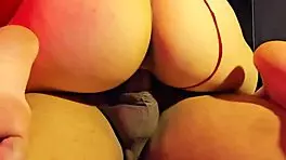 In this homemade video, the latina student gets bent over for assplay and cum outside vagina