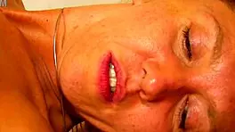 Petite blonde milf picked up & ravished on the chain and desk