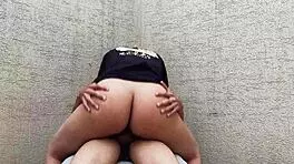 she pays rent with her amazing ass in anal creampie