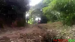 that teen ebony pornstar got fucked by bbw patricia on the roadside with people watching