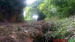 that teen ebony pornstar got fucked by bbw patricia on the roadside with people watching