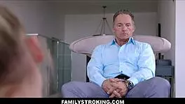 Blonde Teen 18+ Babe Fucked By Stepdad!