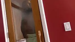 Blonde teen explores interracial connection with chubby partner